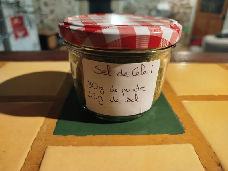 bocal de sel de celeri